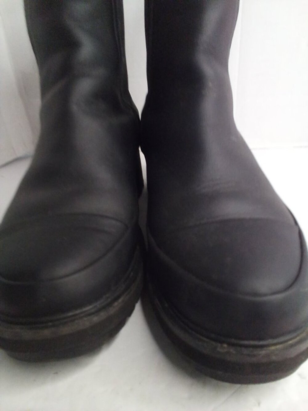 Timberland Rebotl Ankle Boots Women 8 Pull On Chunky Heel Black - Picture 5 of 14